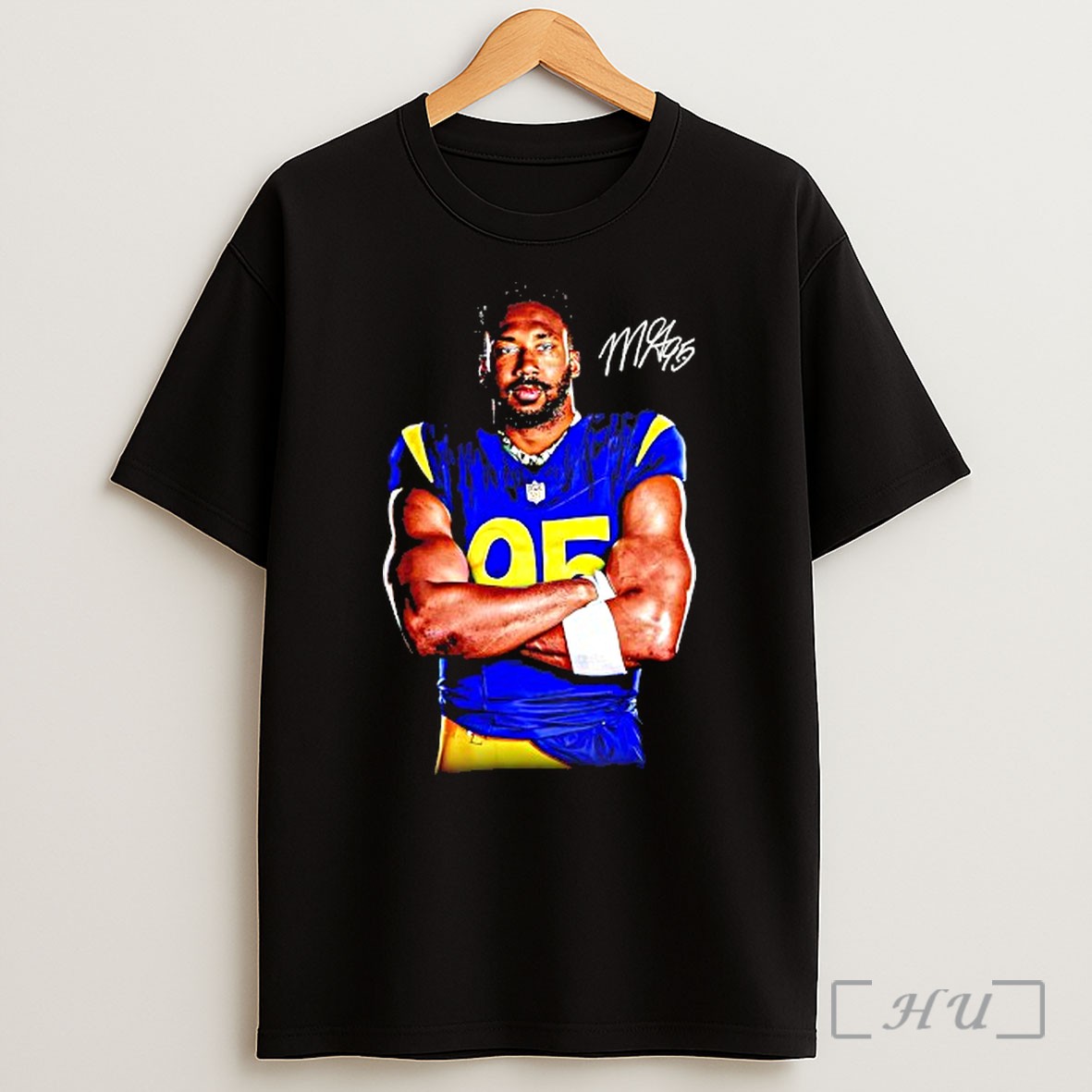 Officials Myles Garrett Nfl Los Angeles Rams Signature Shirt