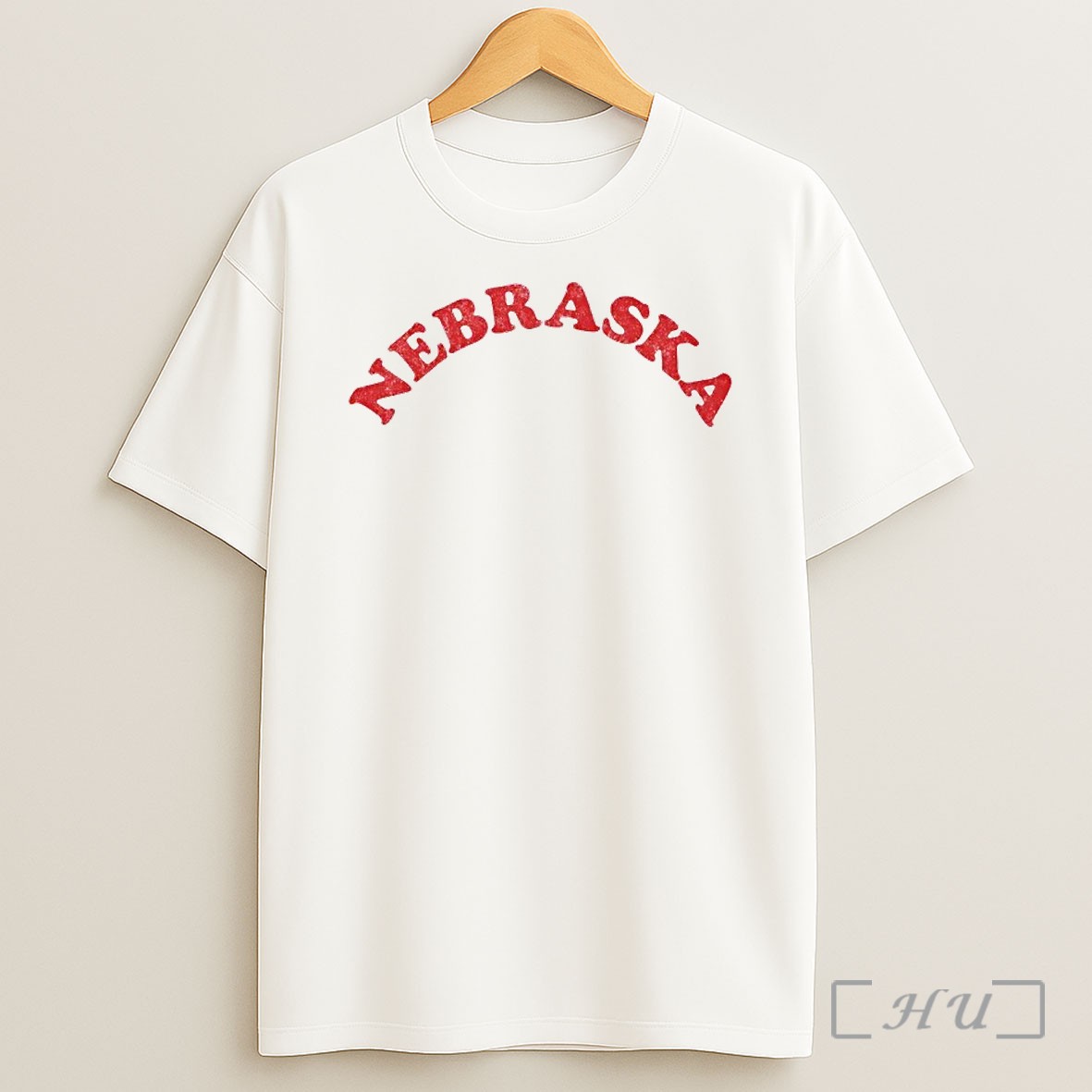 Officials Nebraska Curved Logo Ringer Shirt