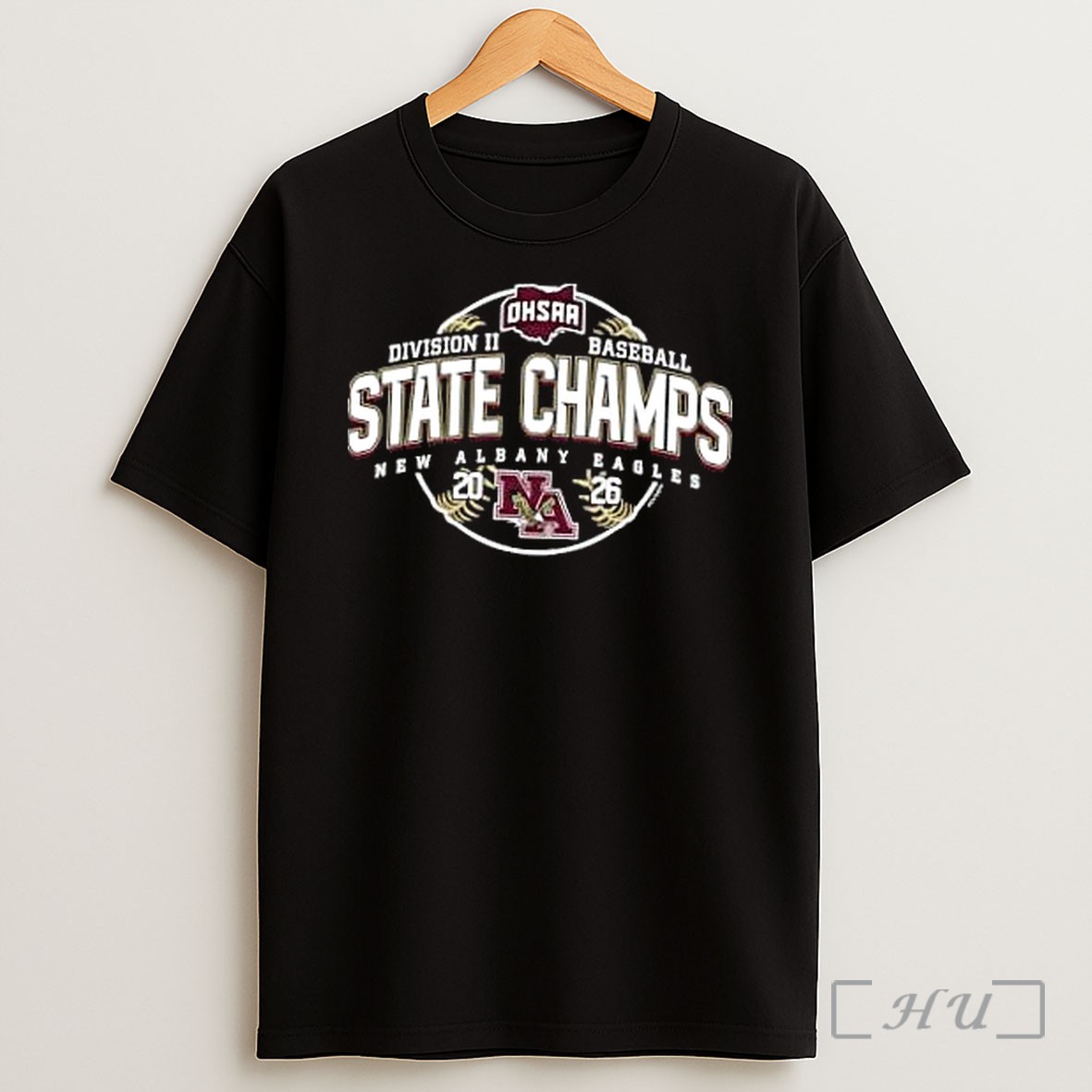 Officials New Albany Eagles 2026 Ohsaa Baseball Division 3 State Champions Shirt