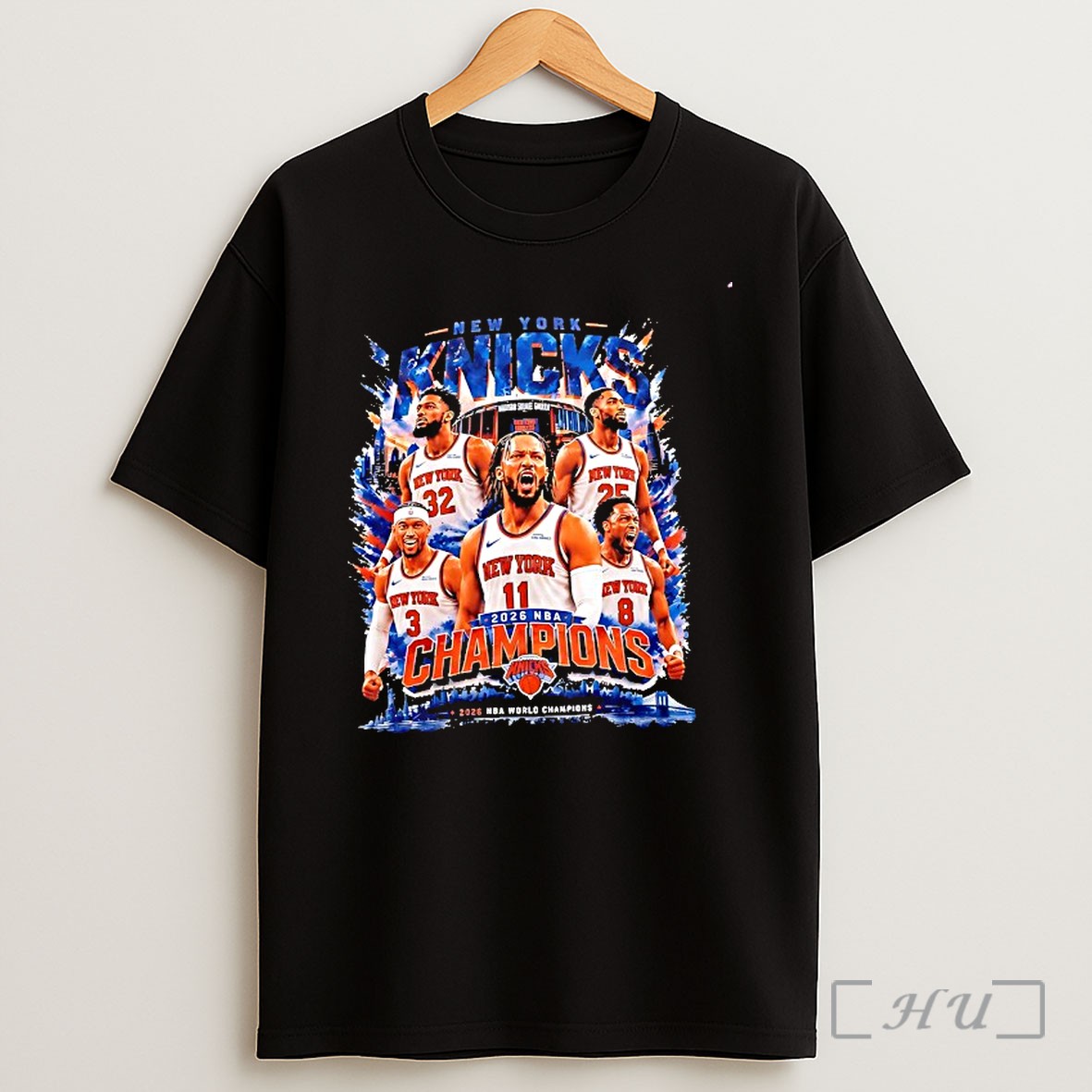 Officials New York Knicks 2026 Nba Champions Team Mvp Graphic Shirt
