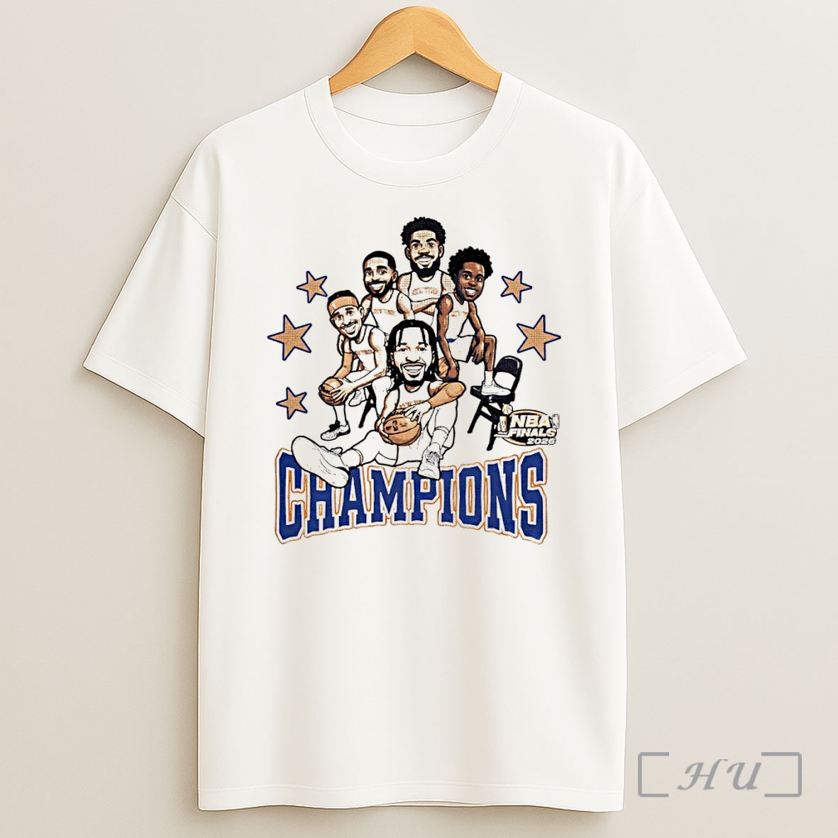 Officials New York Knicks 2026 Nba Finals Champions Bobble Head Shirt