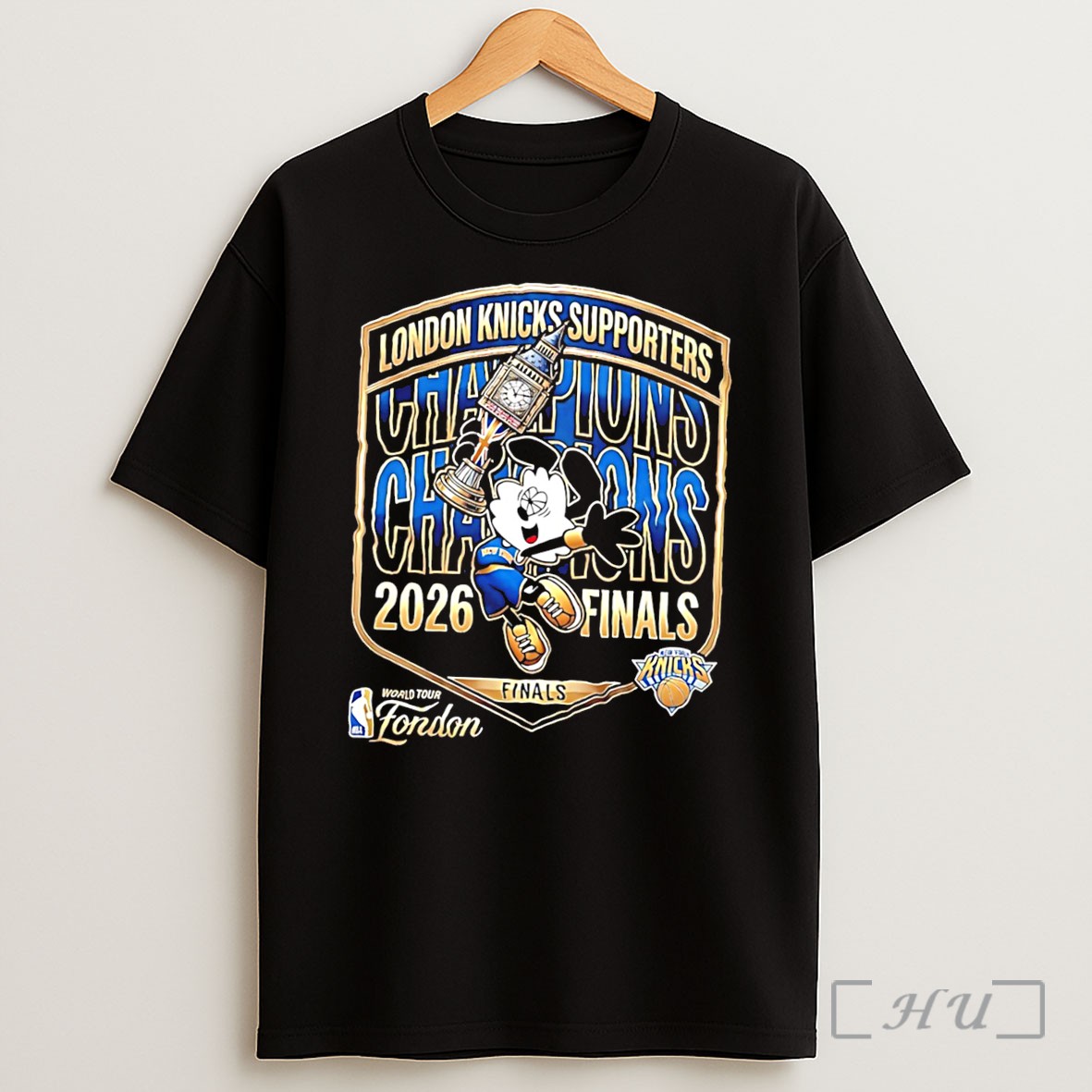 Officials New York Knicks London Supporters 2026 Nba Finals Champions Tee Shirt