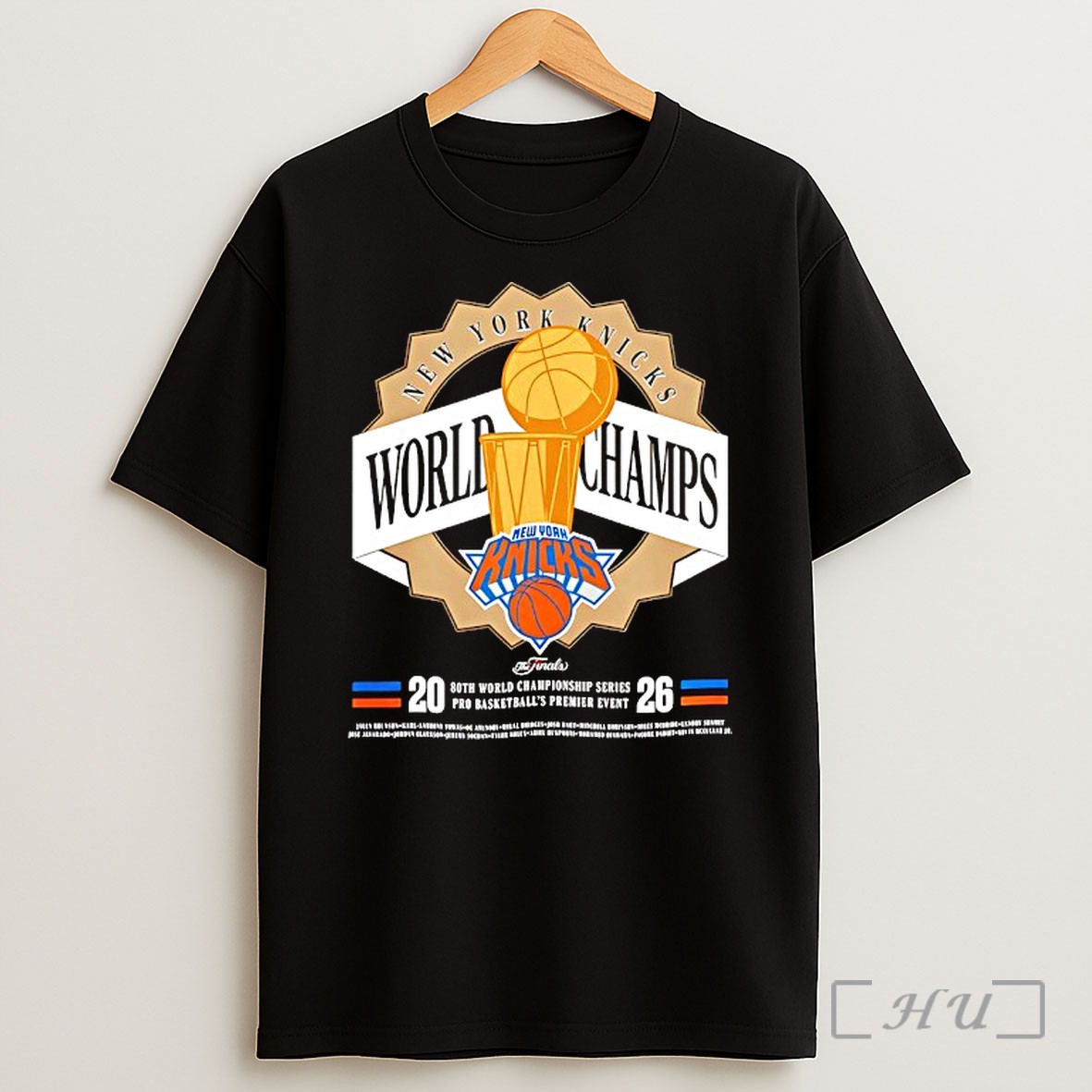 Officials New York Knicks Nba World Champs 2026 Pro Basketballs Premier Event Shirt