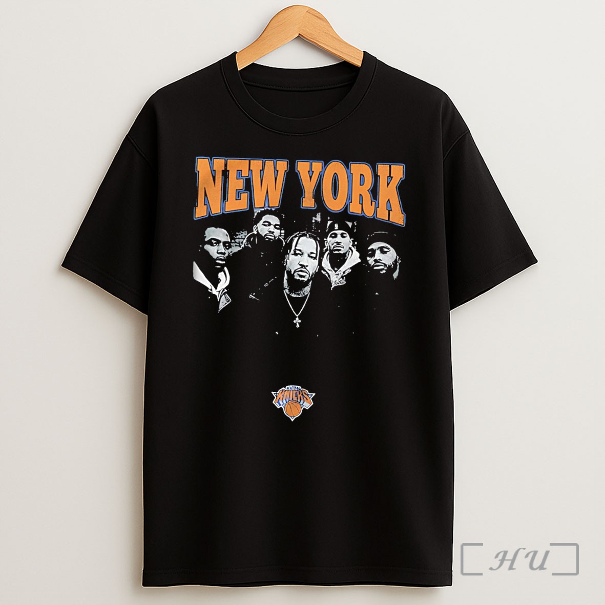 Officials New York Knicks Team Members Portrait Tee Shirt