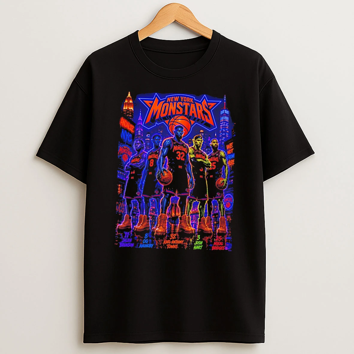 Officials New York Knicks X Space Jam Baketball Tee Premium T Shirt Sweatshirt Hoodie