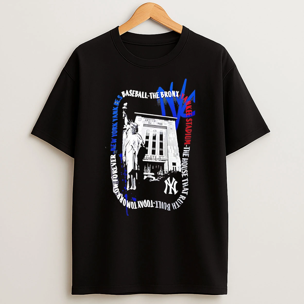Officials New York Yankees Baseball The Bronx Yankee Stadium The House That Ruth Built Tee Premium T Shirt Sweatshirt Hoodie