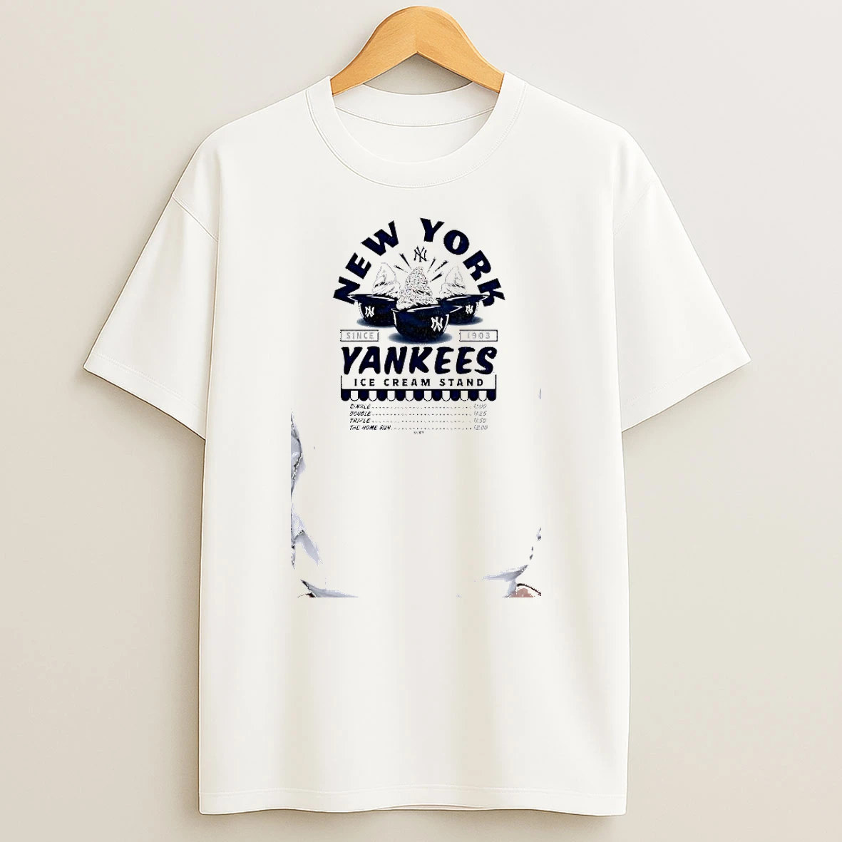 Officials New York Yankees Ice Cream Stand Premium T Shirt Sweatshirt Hoodie
