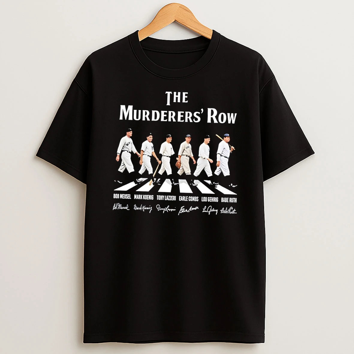 Officials New York Yankees The Murderers Row Abbey Road Signature Tee Premium T Shirt Sweatshirt Hoodie