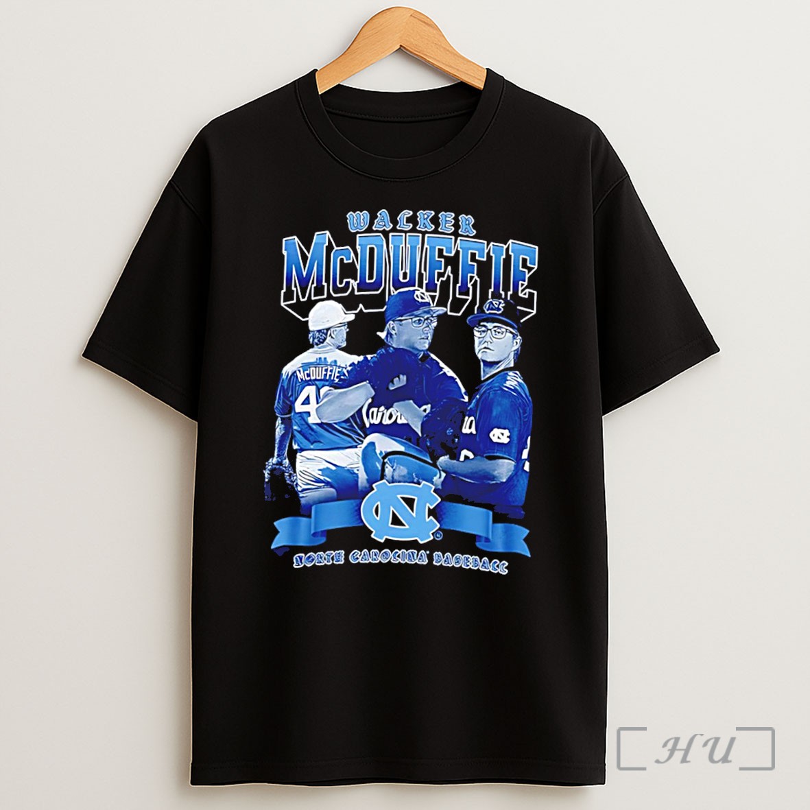 Officials North Carolina Tar Heels Walker Mcduffie Team Members Graphic Tee Shirt