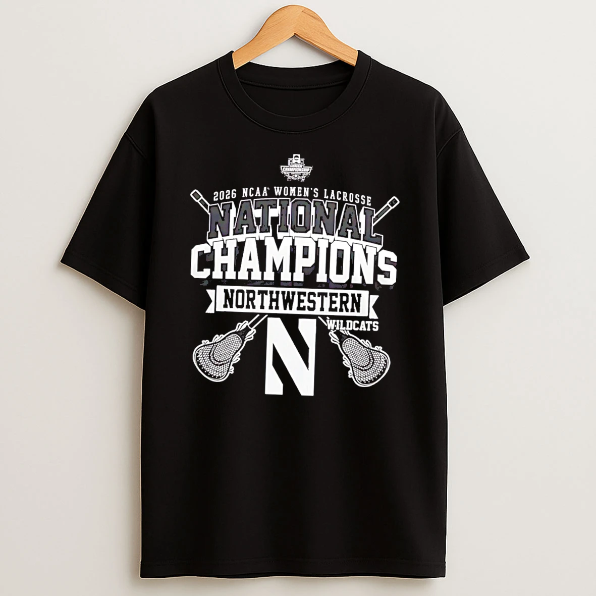 Officials Northwestern Wildcats Ncaa Womens Lacrosse National Champions 2026 Classic Tee Premium T Shirt Sweatshirt Hoodie