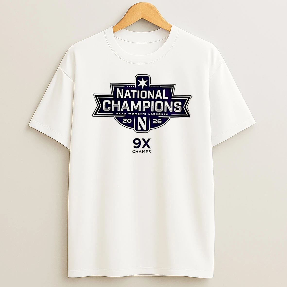 Officials Northwestern Wildcats Womens Lacrosse 2026 National Champions 9x Tee Premium T Shirt Sweatshirt Hoodie