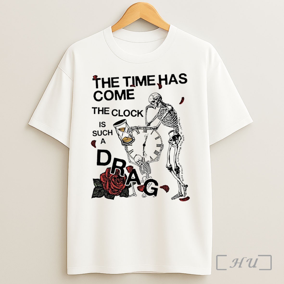 Officials Skeleton The Time Has Come The Clock Is Such A Drag Shirt