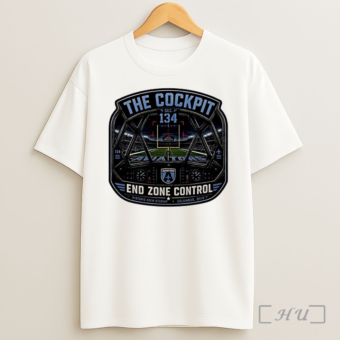 Officials The Cockpit Sec 134 End Zone Control Historic Crew Stadium Shirt