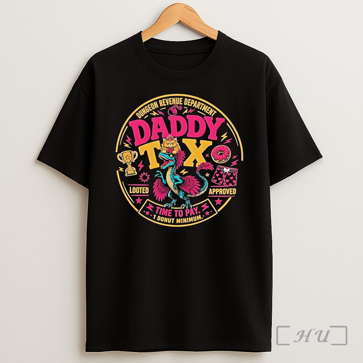 Officials Time To Pay The Daddy Tax Dungeon Revenue Department Looted Approved Happy Fathers Day Shirt