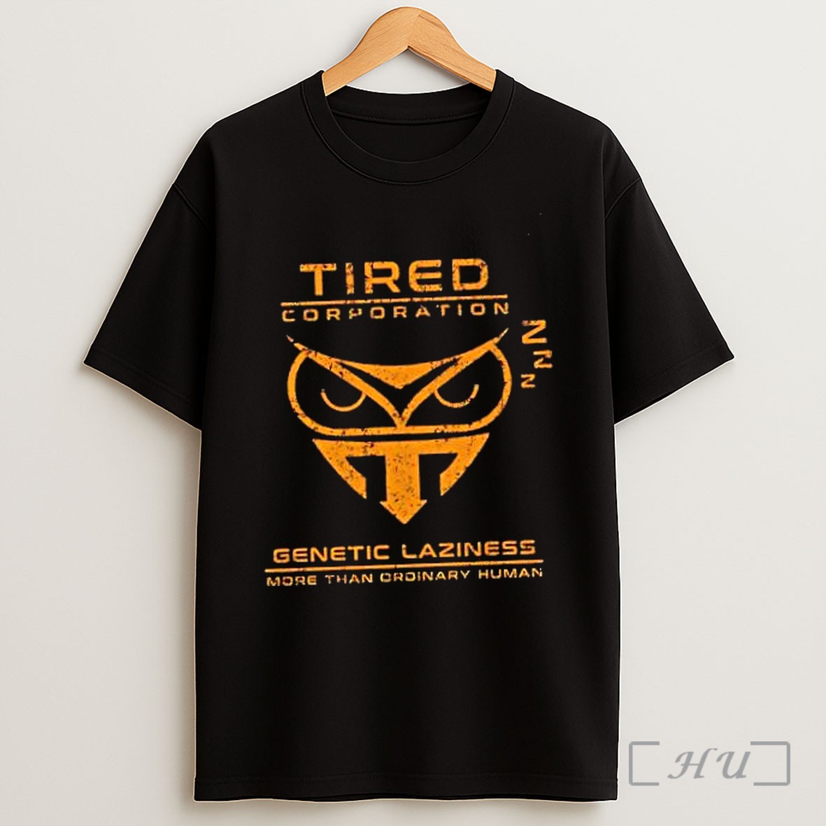 Officials Tired Corporation Genetic Laziness More Than Ordinary Human Owl Logo Shirt