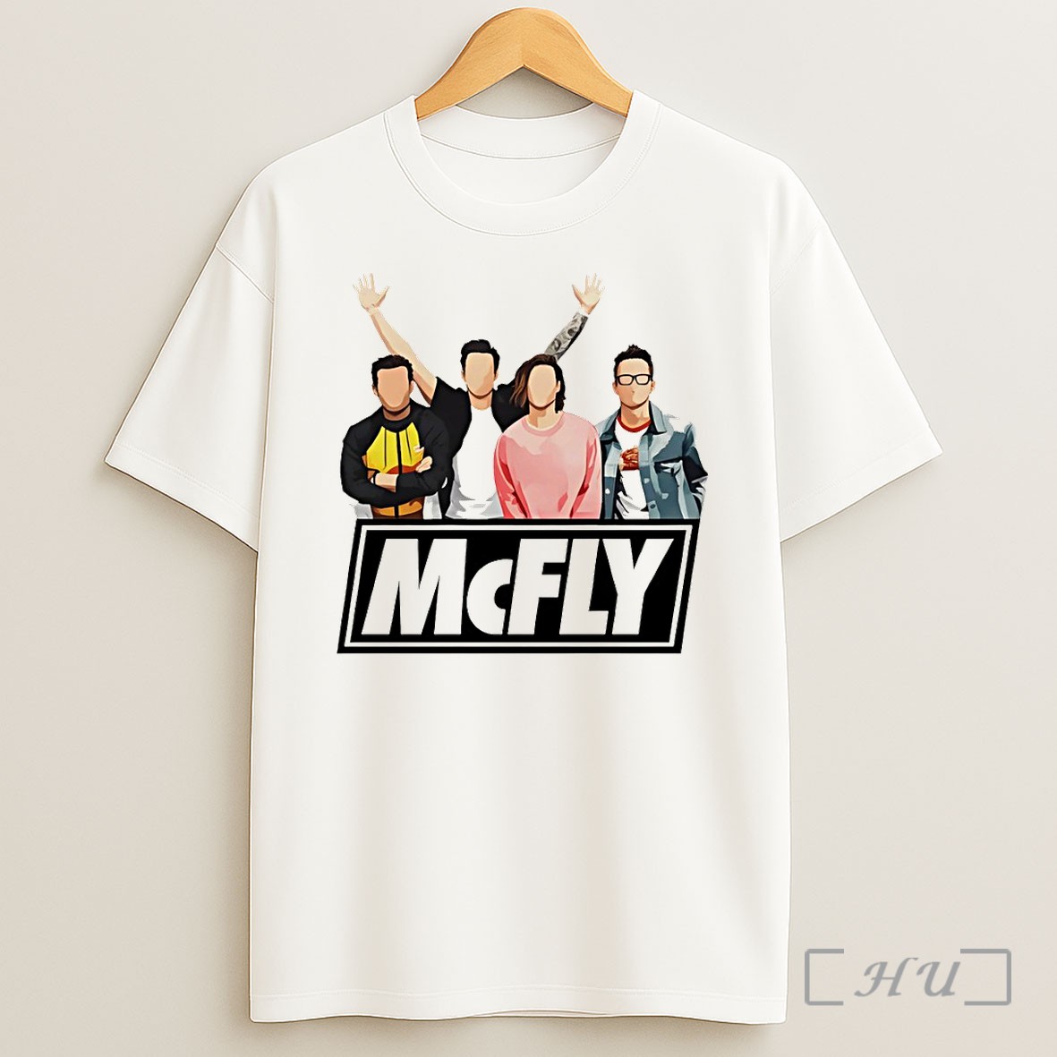 Officials Tom Fletcher Danny Jones Dougie Poynter And Harry Judd Mcfly Shirt