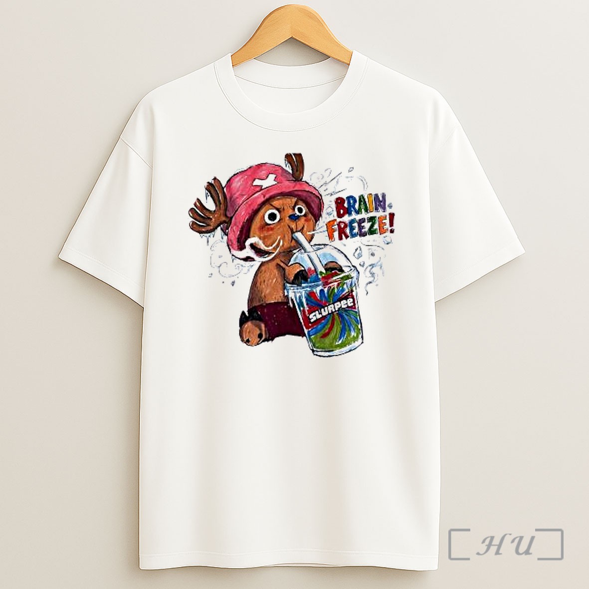 Officials Tony Tony Chopper One Piece Brain Freeze Slurpee Shirt