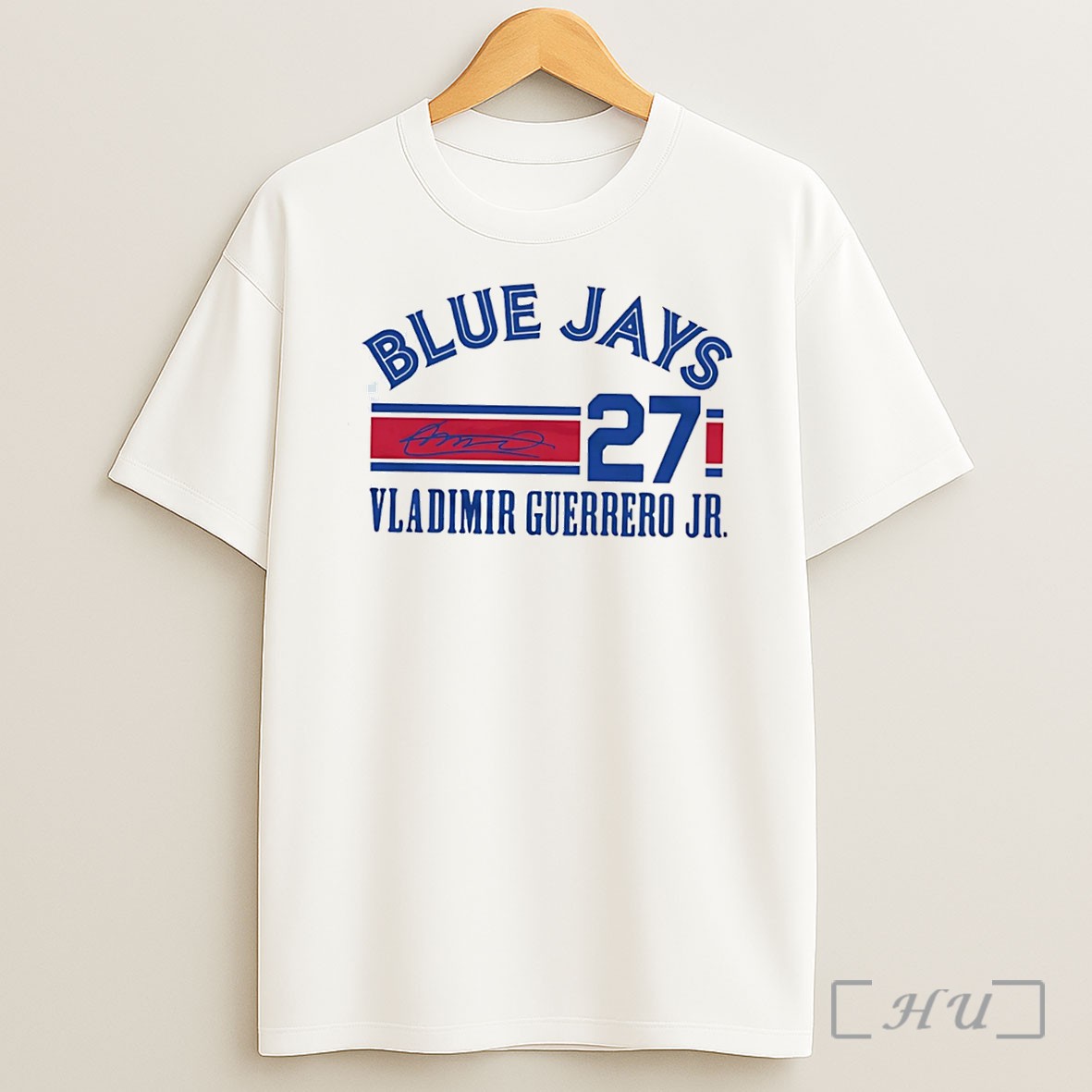 Officials Toronto Blue Jays Vladimir Guerrero Jr Signature Name Number Tee Shirt
