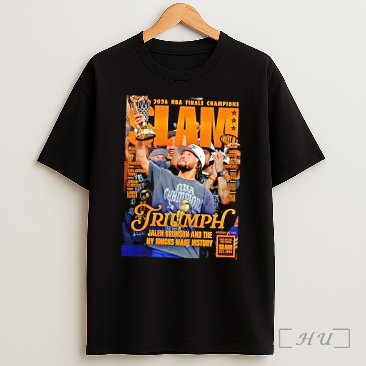 Officials Triumph Jalen Brunson New York Knicks 2026 Nba Finals Champions Shirt