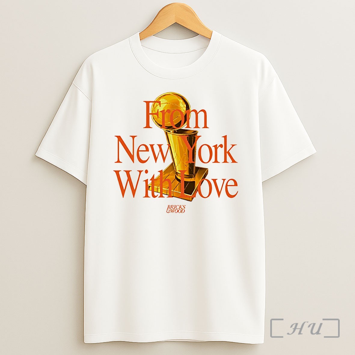 Officials Trophy From New York With Love Bricks And Wood New York Knicks Basketball Championship 2026 Shirt