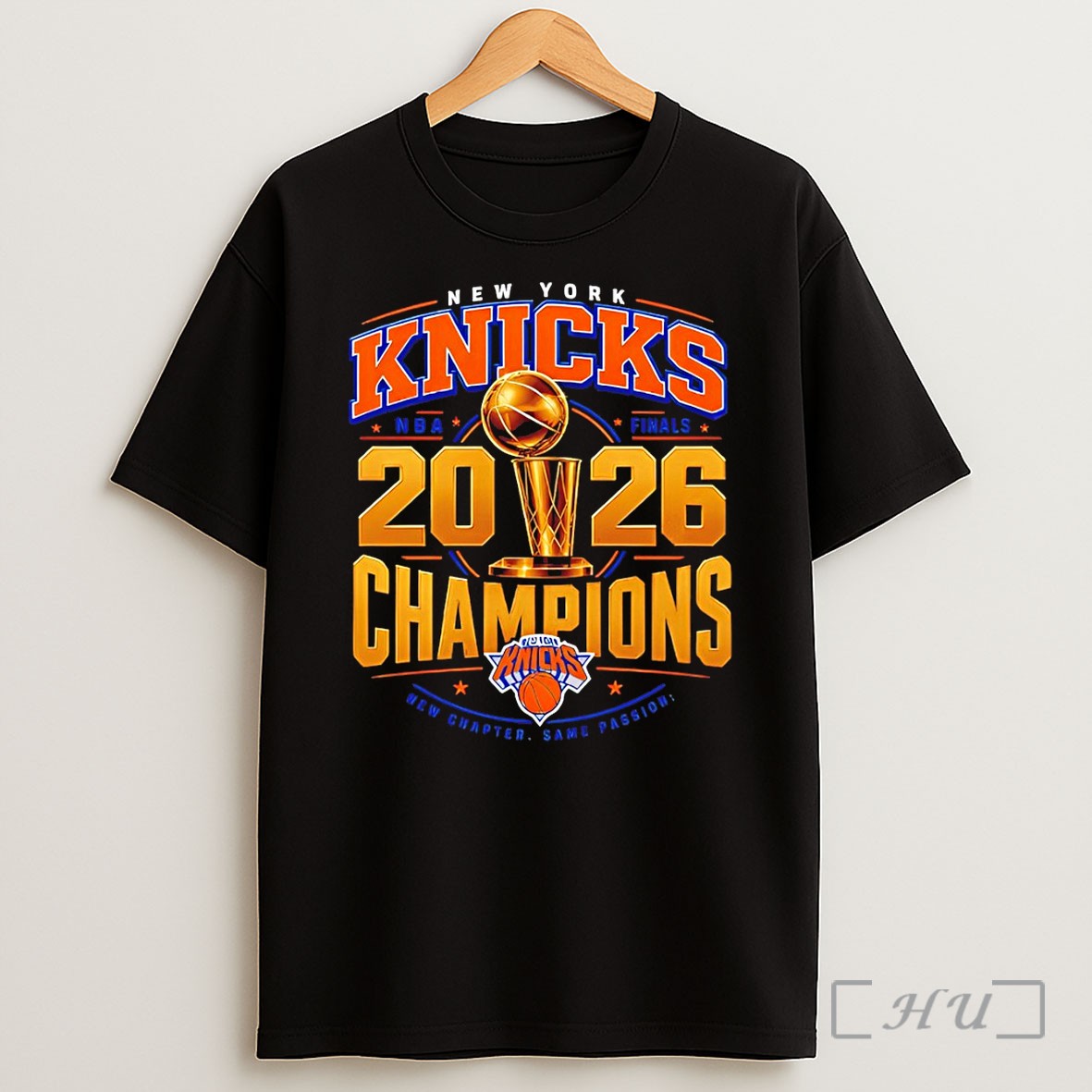 Officials Trophy New York Knicks Basketball 2026 Nba Finals Champions New Chapter Shirt
