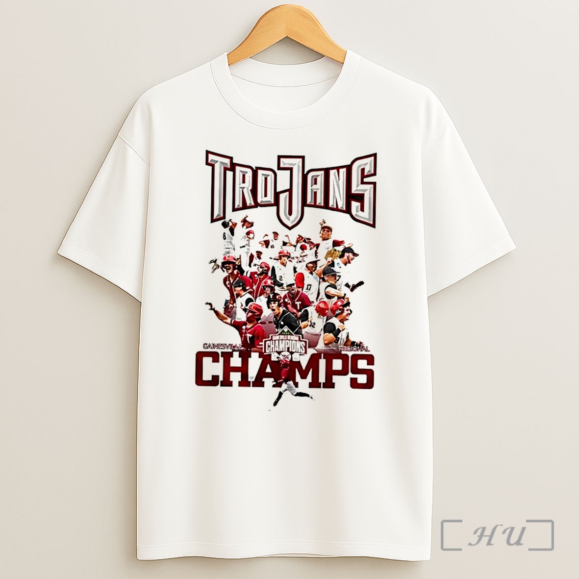 Officials Troy Trojans 2026 Gainesville Regional Champion Graphic Tee Shirt