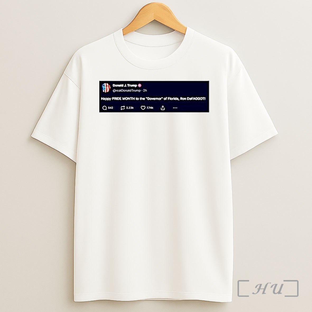 Officials Trump Happy Pride Month To The Governor Of Florida Ron Defaggot Shirt