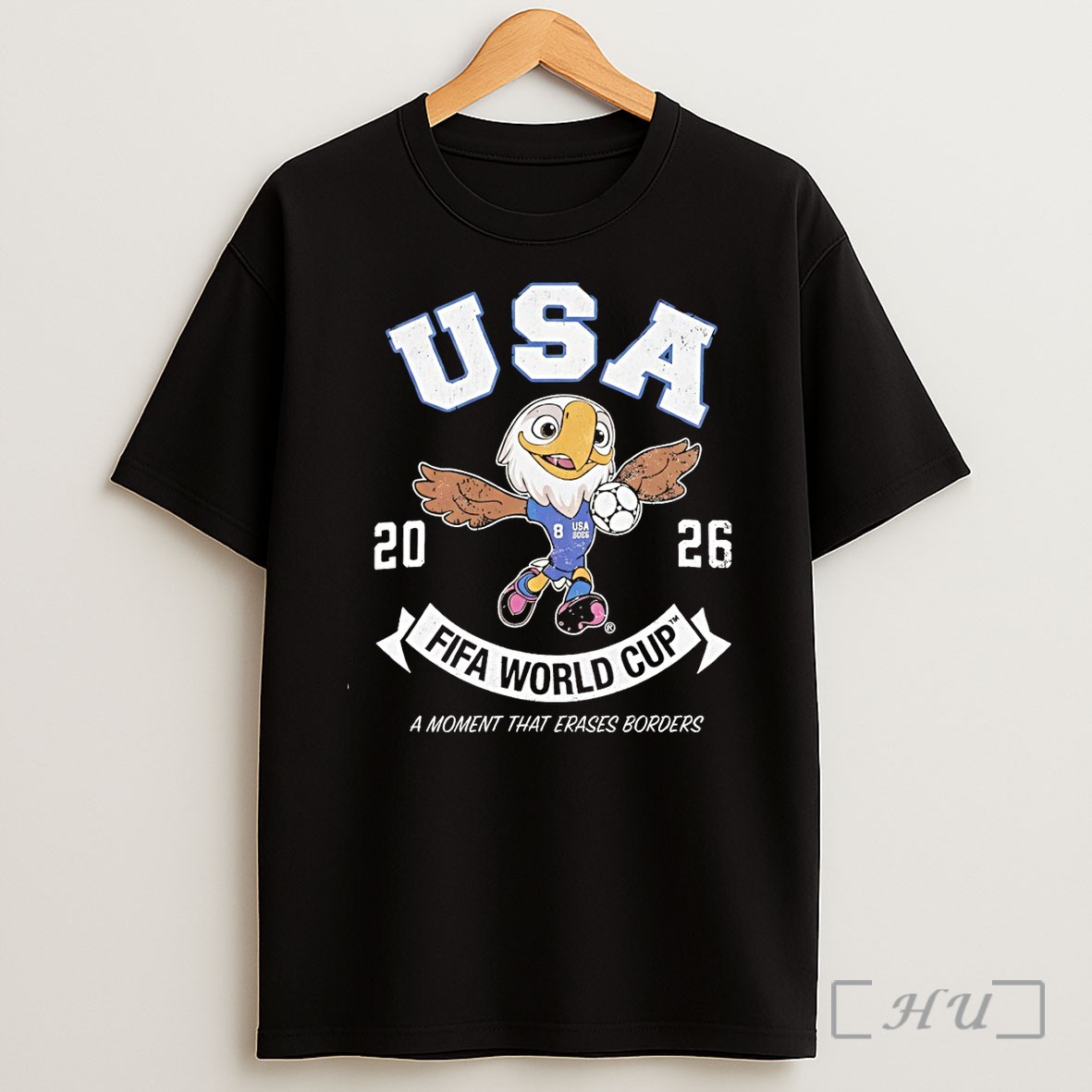 Officials Usa Eagle Soccer Mascot Fifa World Cup A Moment That Erases Borders 2026 Shirt
