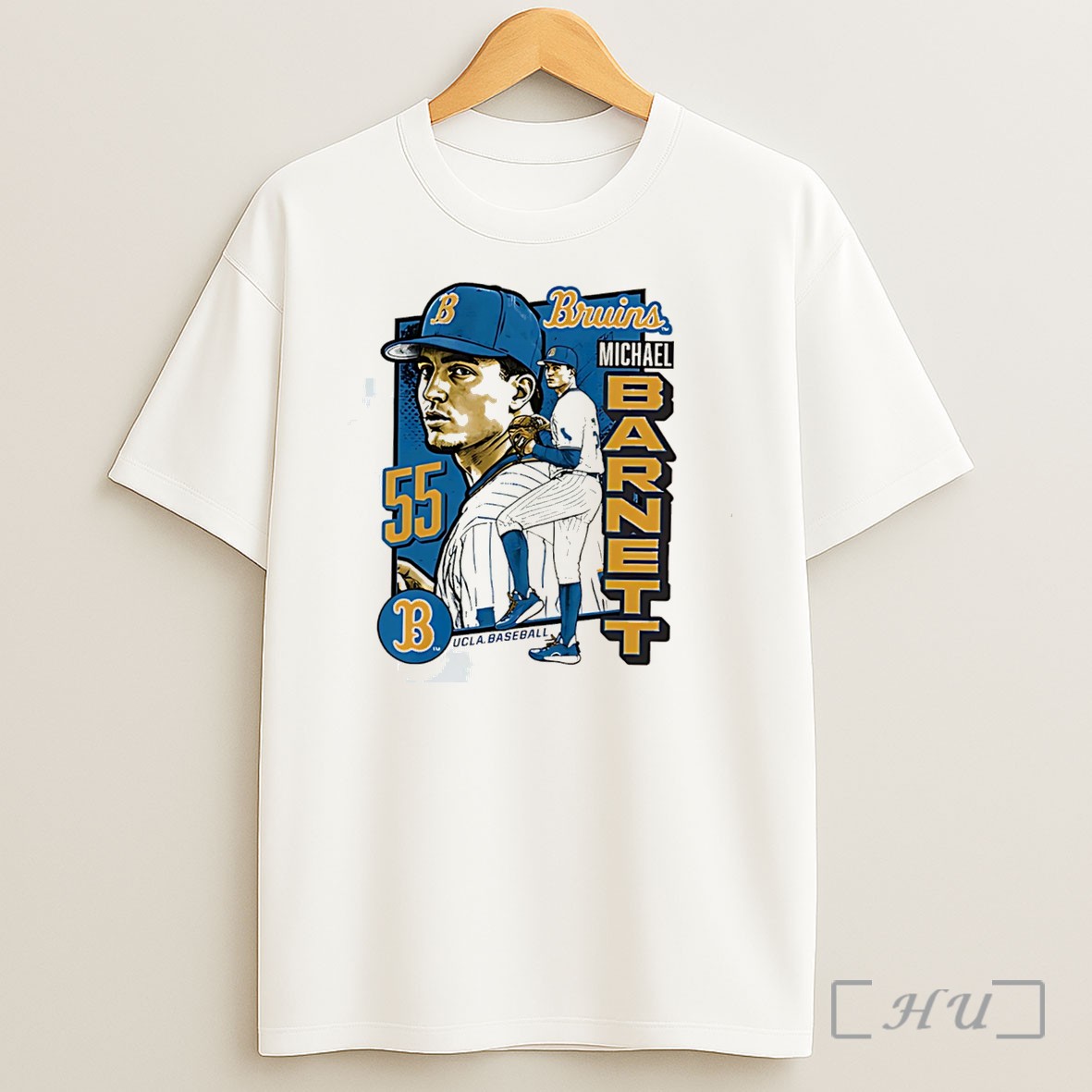 Officials Ucla Bruins Michael Barnett Posing Vintage Tee Shirt