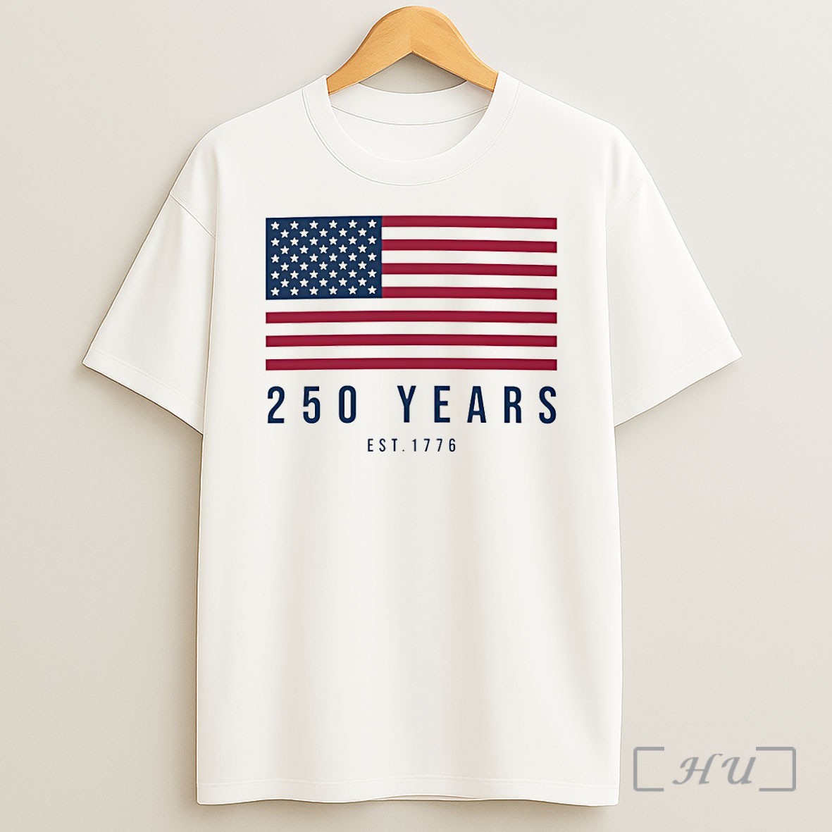 Officials United States Flag 250 Years Est 1776 Patriotic 4th Of July Shirt