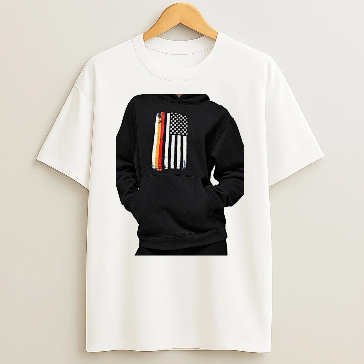 Officials United States Flag With Germany Flag Premium T Shirt Sweatshirt Hoodie