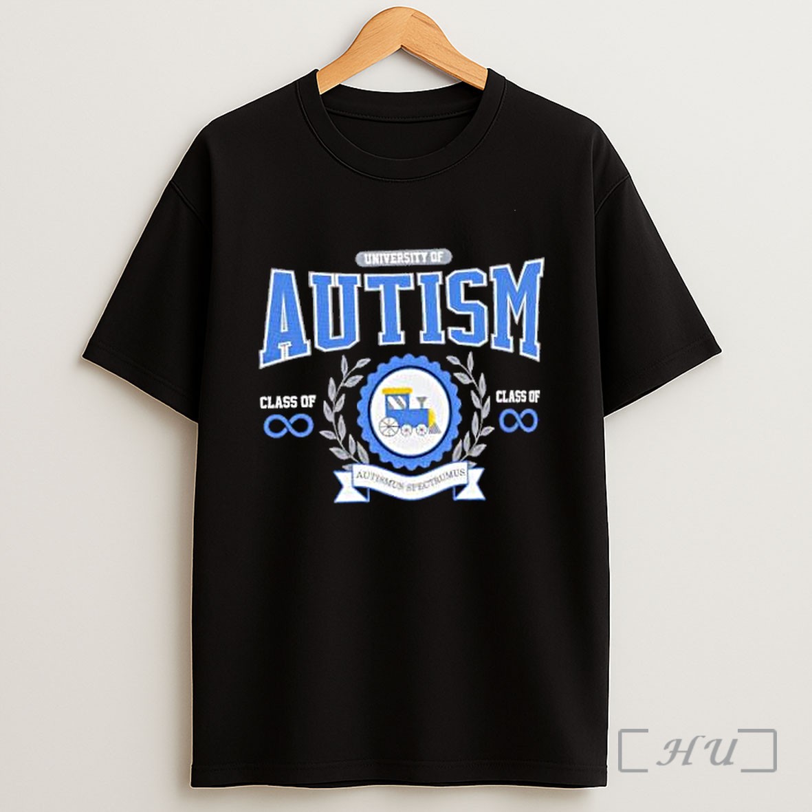 Officials University Of Autism Train Infinity Symbol Class Of Autismus Spectrumus Shirt