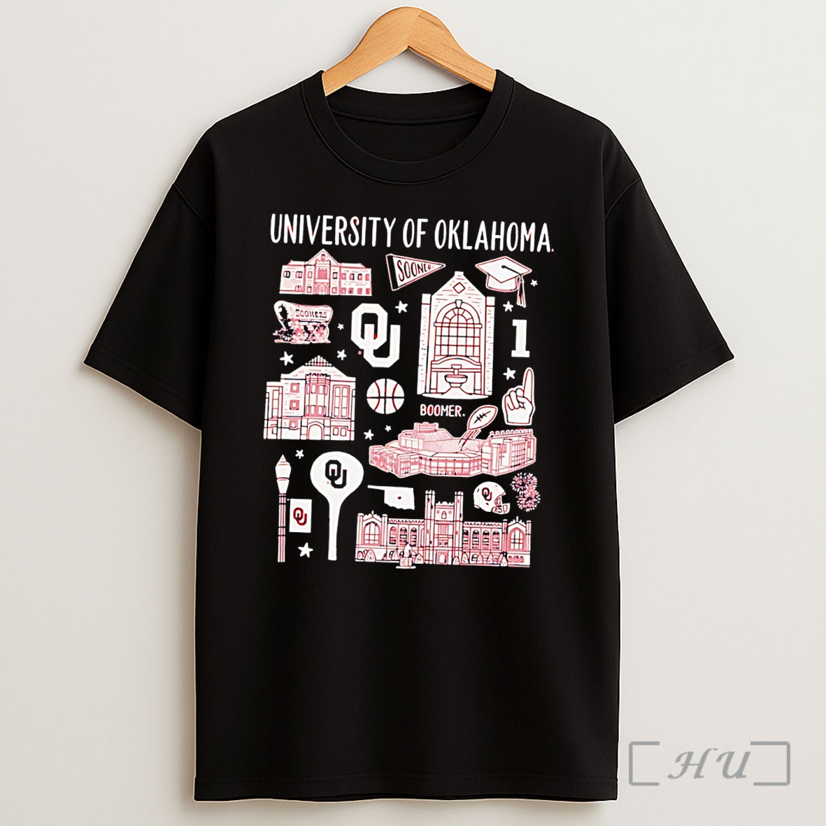 Officials University Of Oklahoma Graphic Tee Shirt