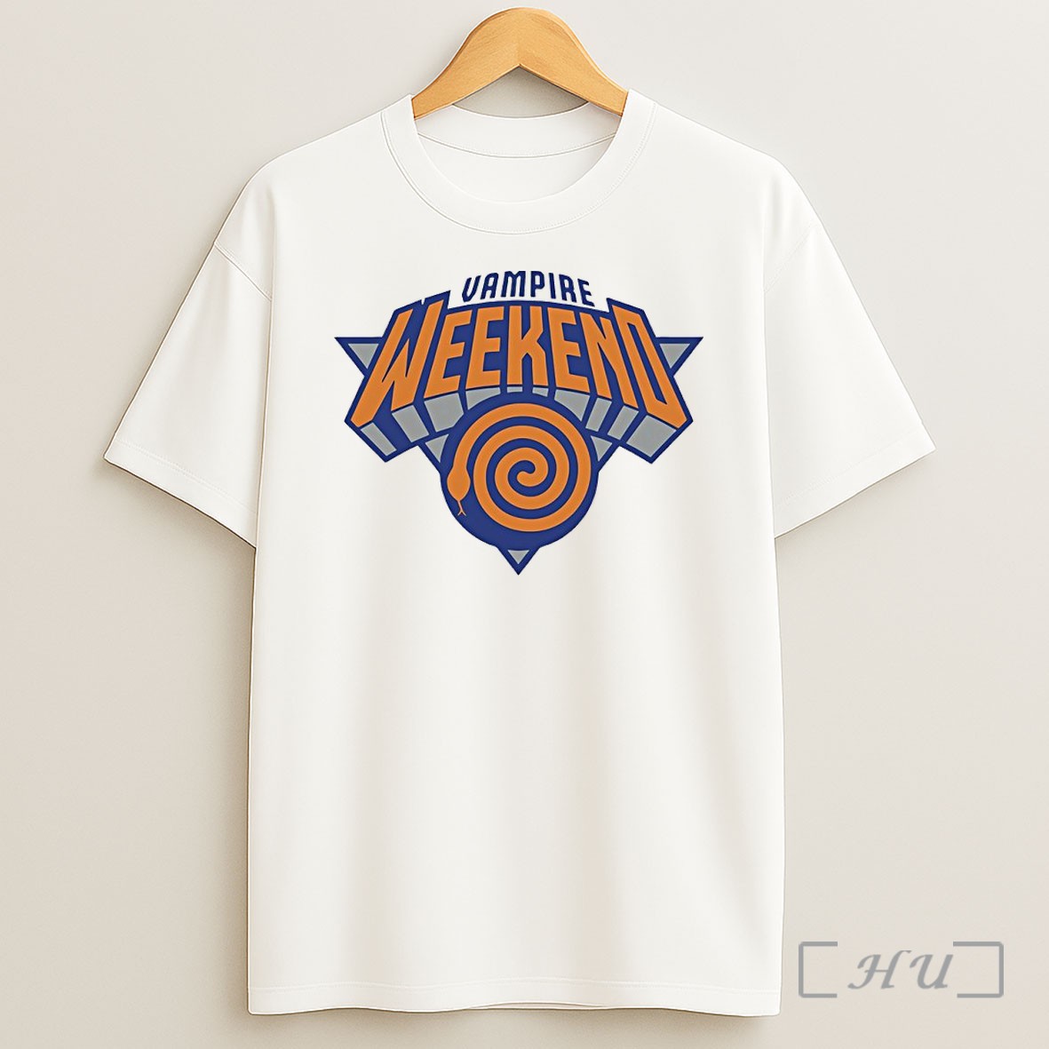 Officials Vampire Weekend New York Knicks Parody Logo Shirt