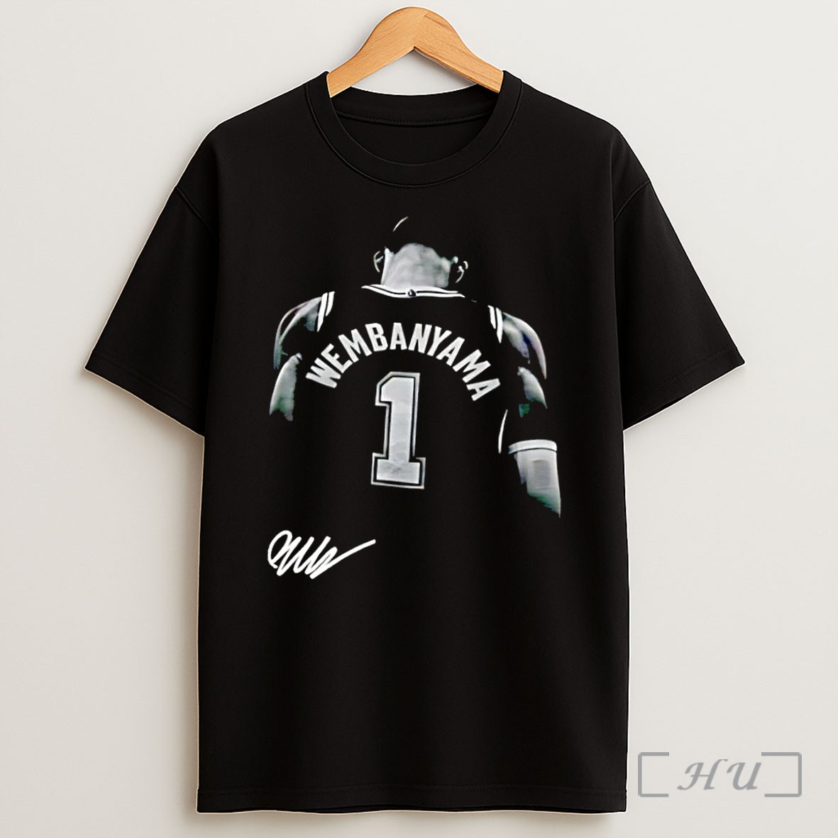 Officials Victor Wembanyama San Antonio Spurs Nba Wembanyama 1 Black Shirt