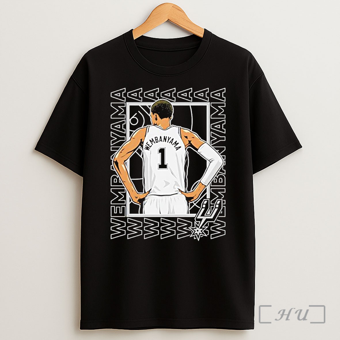 Officials Victor Wembanyama San Antonio Spurs Nba Wembanyama Number 1 Shirt