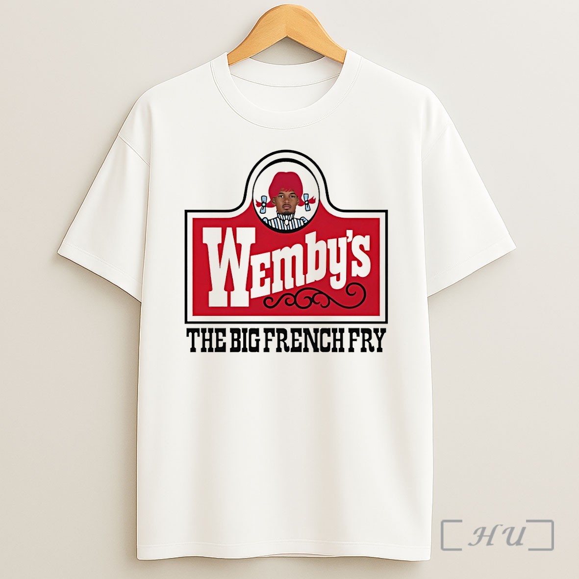 Officials Victor Wembanyama Wembys The Big French Fry Logo Shirt