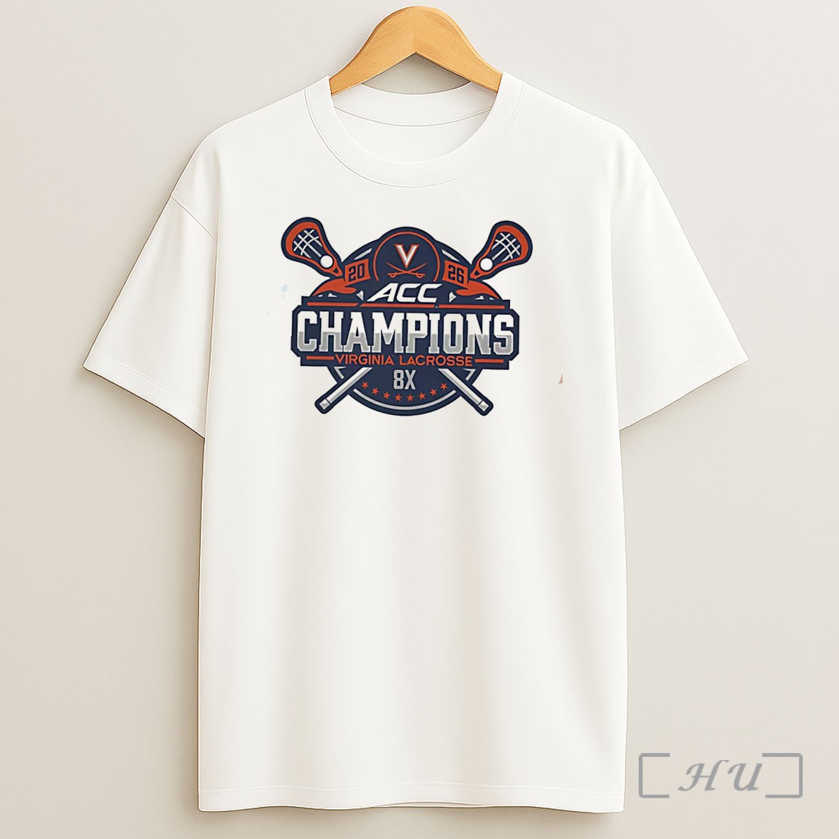 Officials Virginia Cavaliers 8x Acc Lacrosse Champ 2026 Tee Shirt
