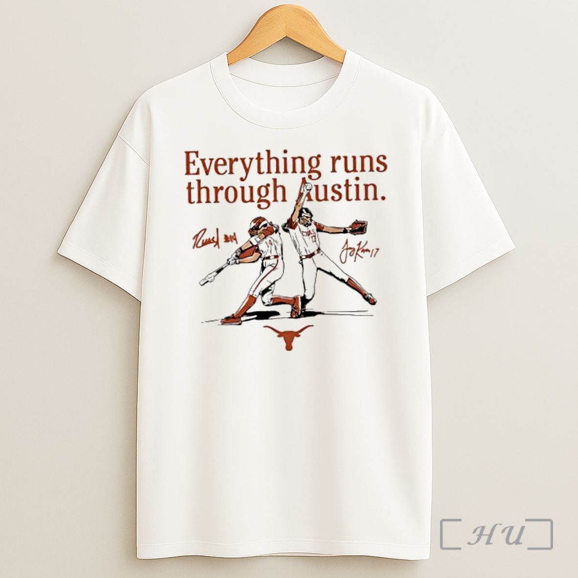 Officials Vivian Martinez And Mia Scott Texas Longhorns Ncaa Everything Runs Through Austin Shirt