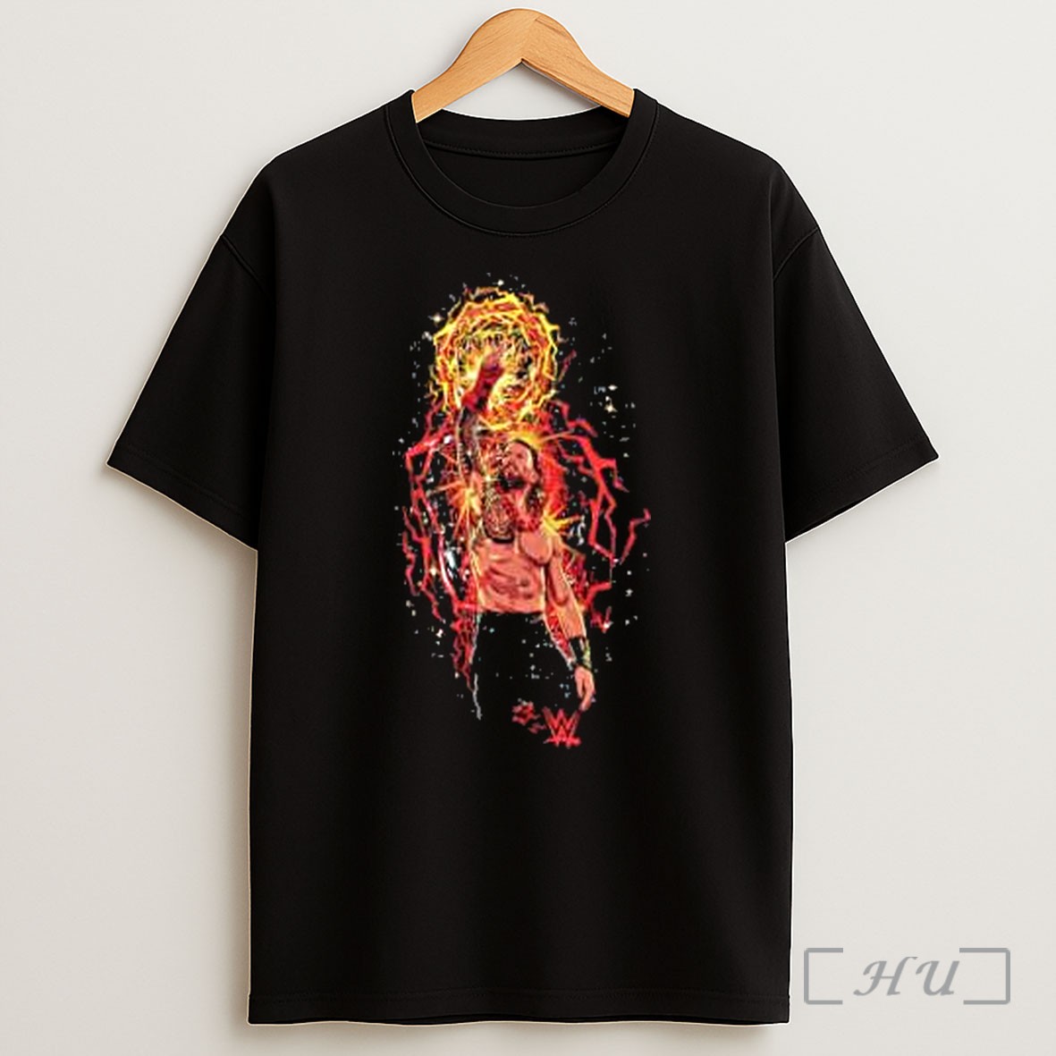 Officials Wwe Roman Reigns Cartoon Lighting Shirt