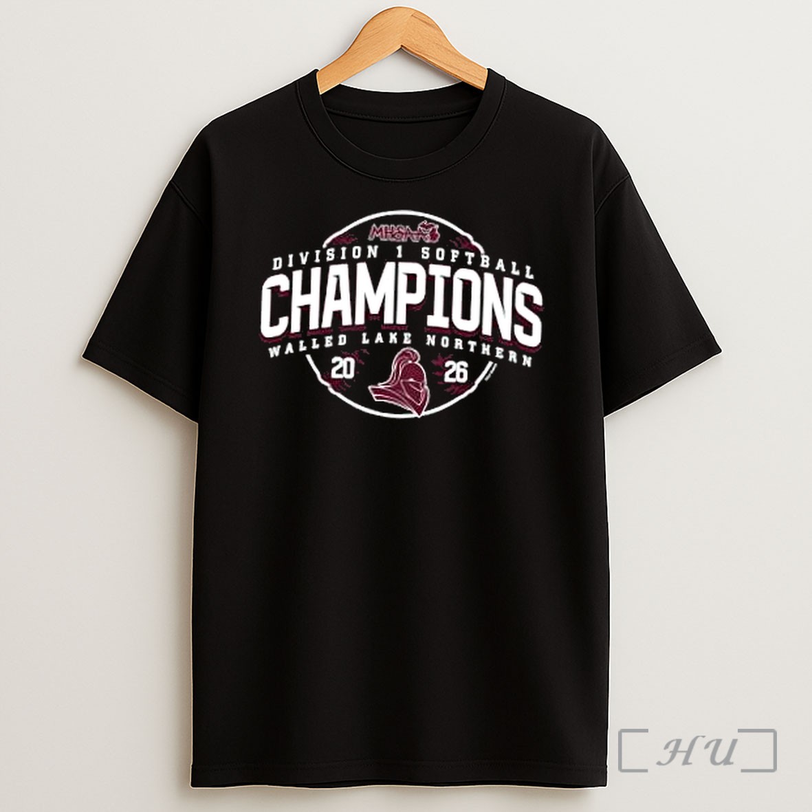Officials Walled Lake Northern 2026 Mhsaa Softball Division 1 Champions Shirt