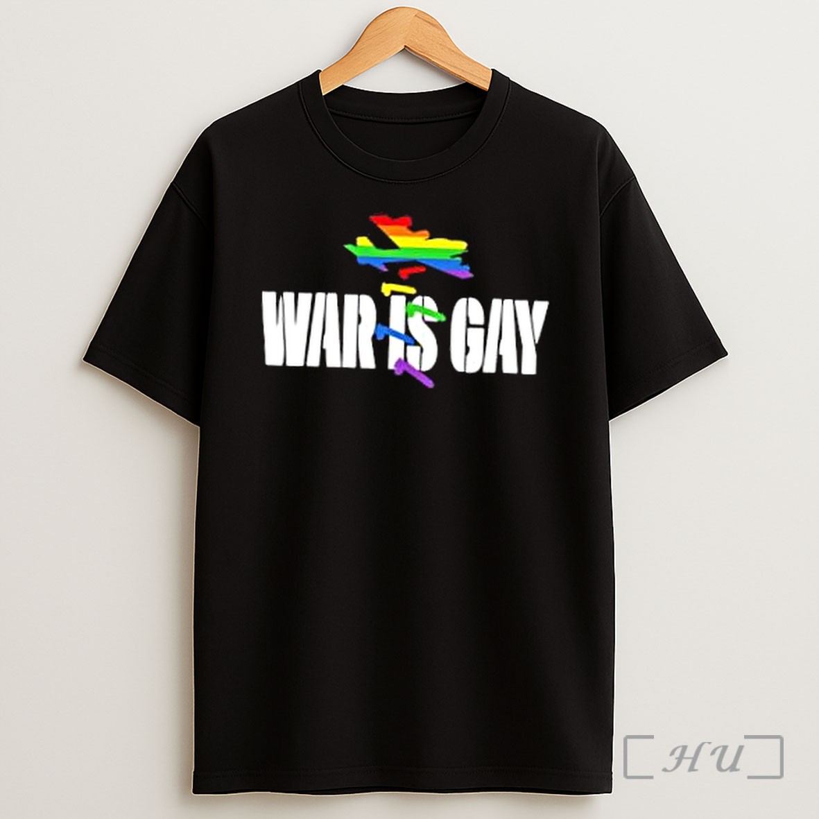 Officials War Is Gay Pride Rainbow Jet Bomber Shirt