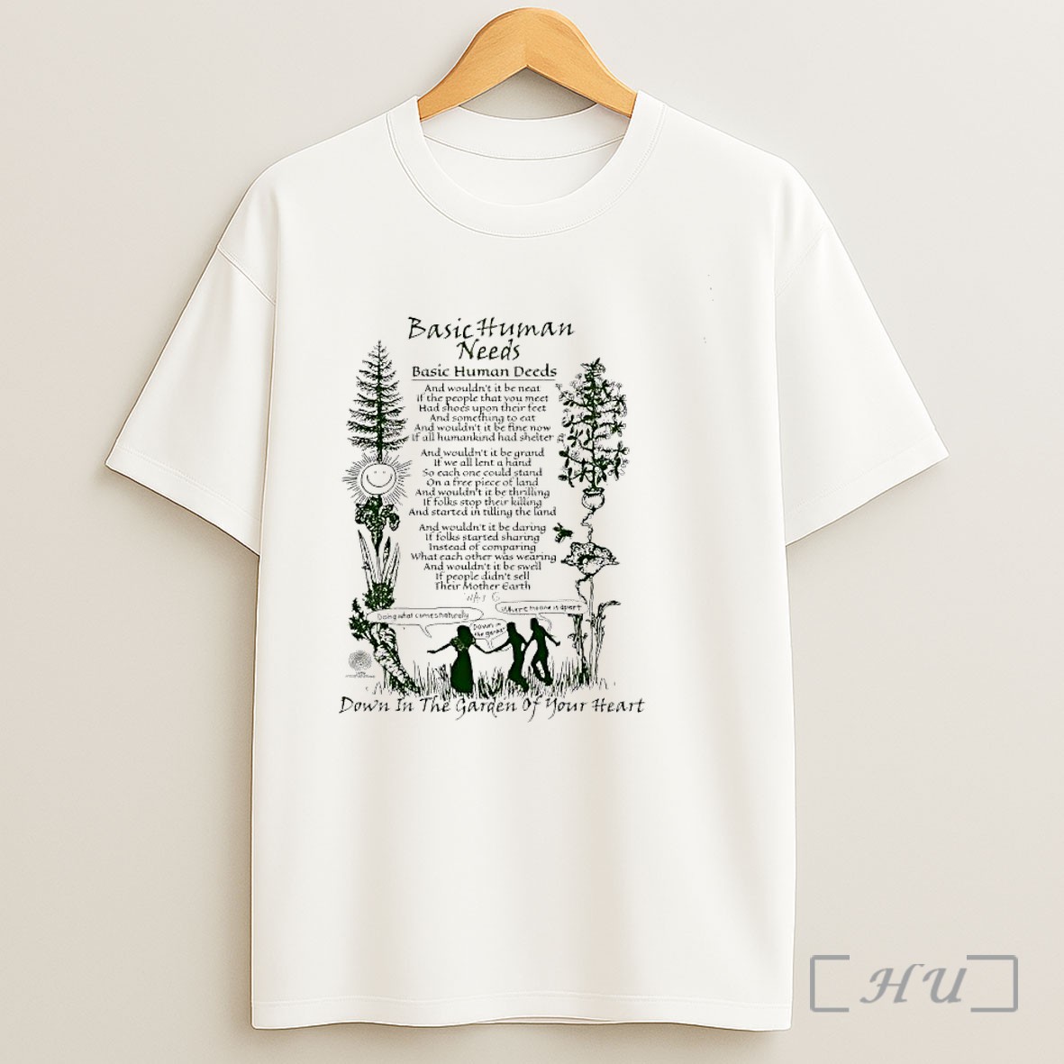 Officials Wavy Gravy Basic Human Needs Basic Human Deeds And Wouldnt It Be Neat Shirt