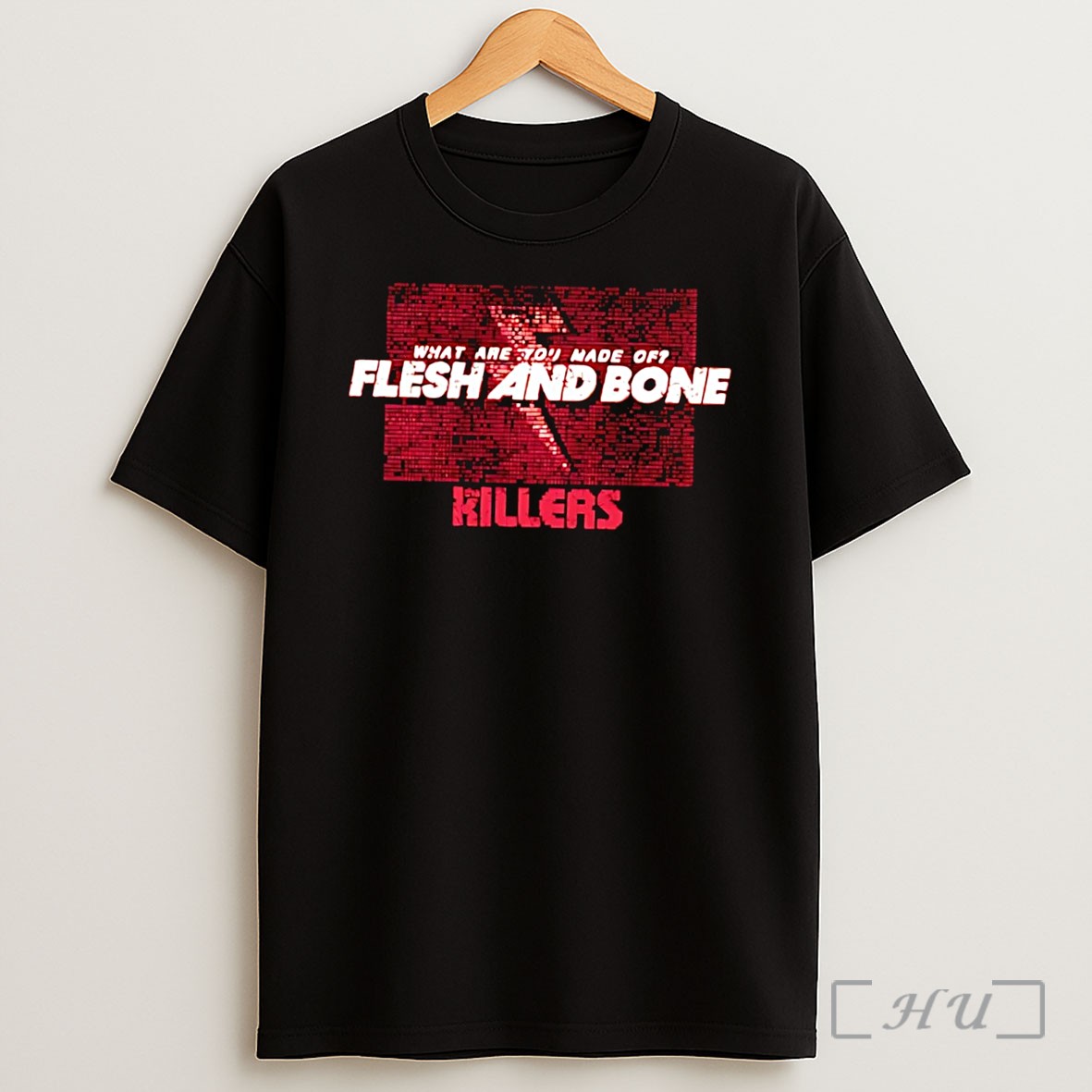 Officials What Are You Made Of Flesh And Bone The Killers Black Shirt