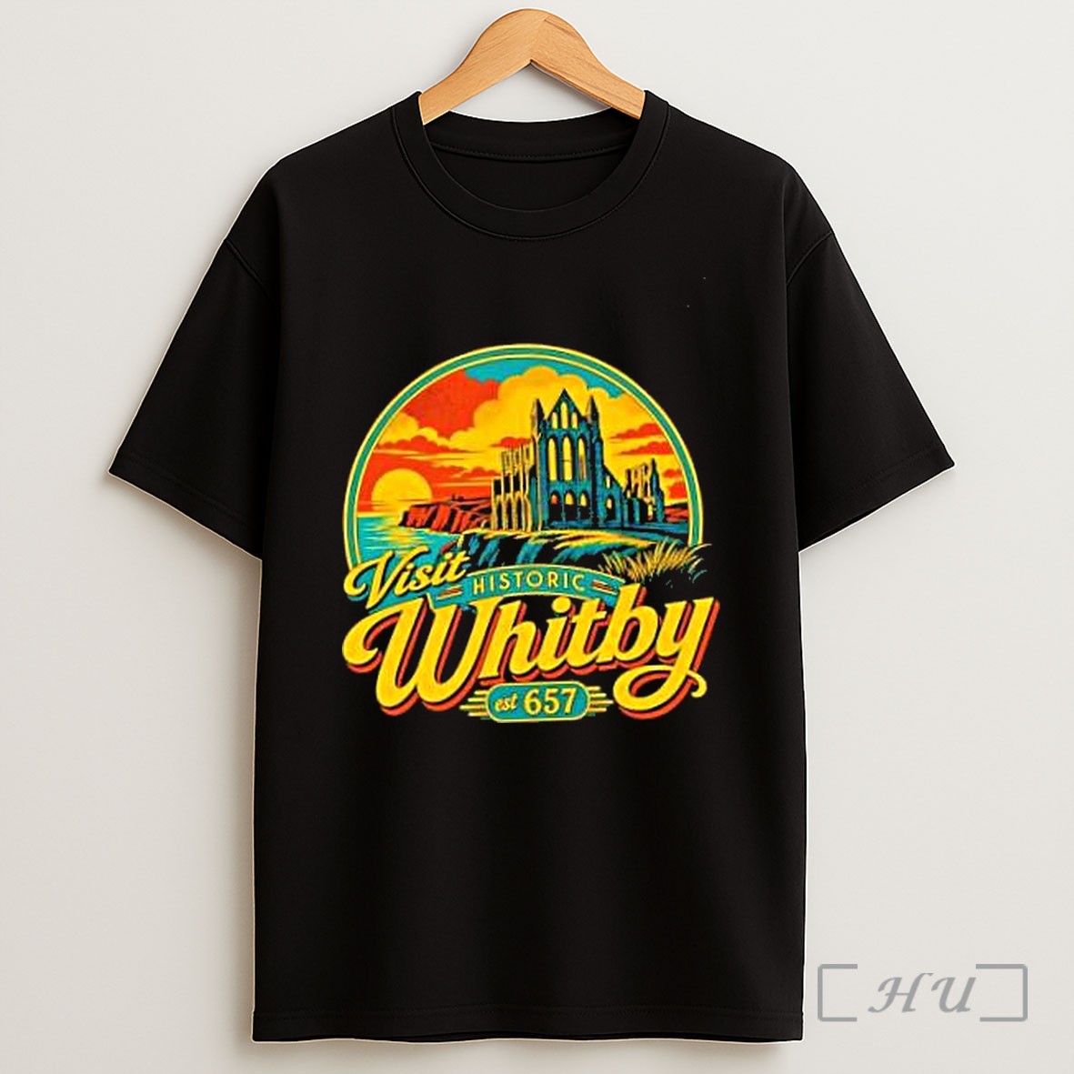Officials Whitby Abbey North Yorkshire England Visit Historic Whitby Est 657 Shirt
