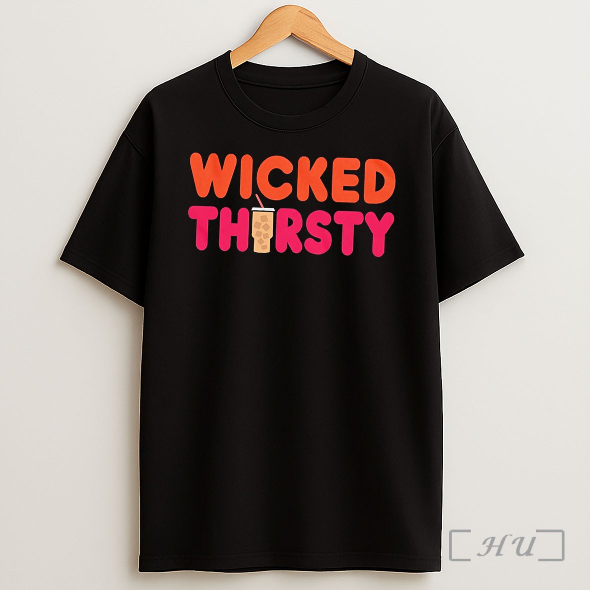 Officials Wicked Thirsty Iced Coffee Tee Shirt