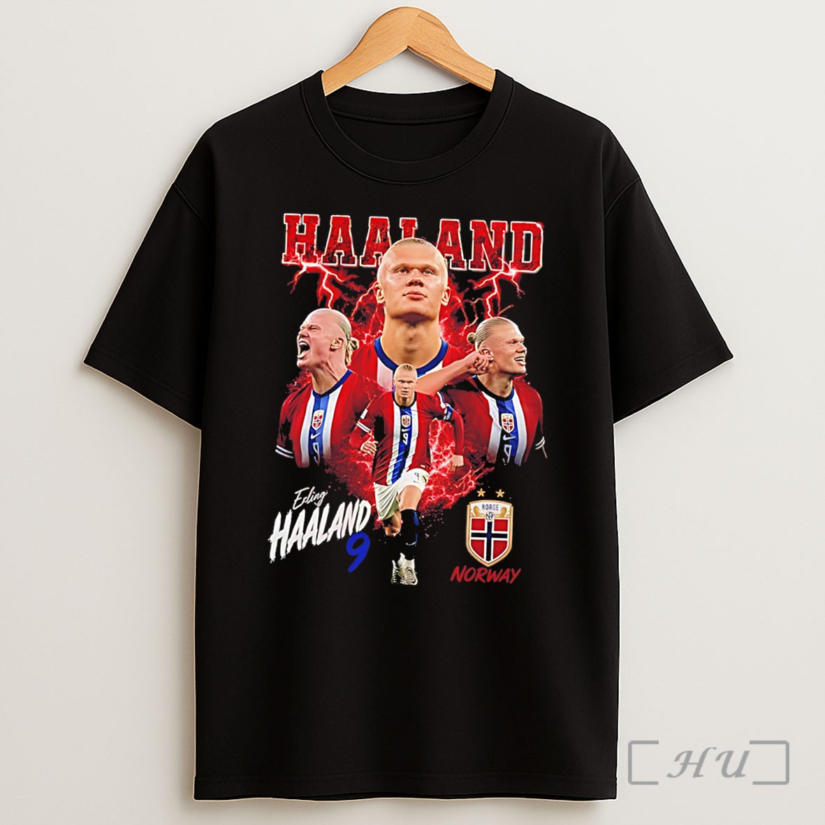 Officials World Cup 2026 Erling Haaland Graphic Tee Shirt