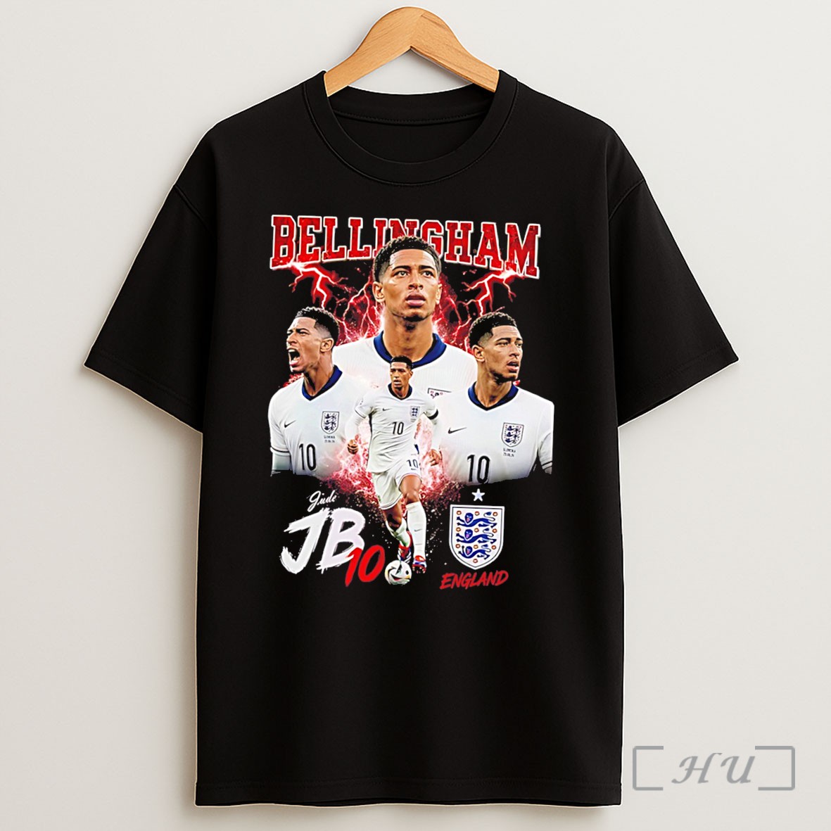 Officials World Cup 2026 Jude Bellingham England Graphic Tee Shirt