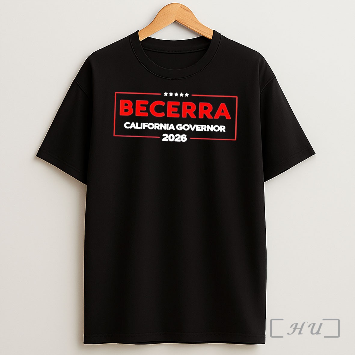 Officials Xavier Becerra For Governor Of California 2026 Us Flag Retro Tee Shirt