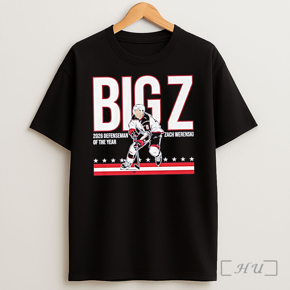 Officials Zach Werenski Big Z 2026 Defenseman Of The Year Shirt